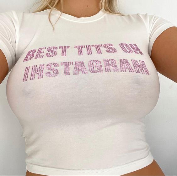 Best Tits On Instagram Top Dreamer Store best tits on instagram crop top t-shirt tank top top