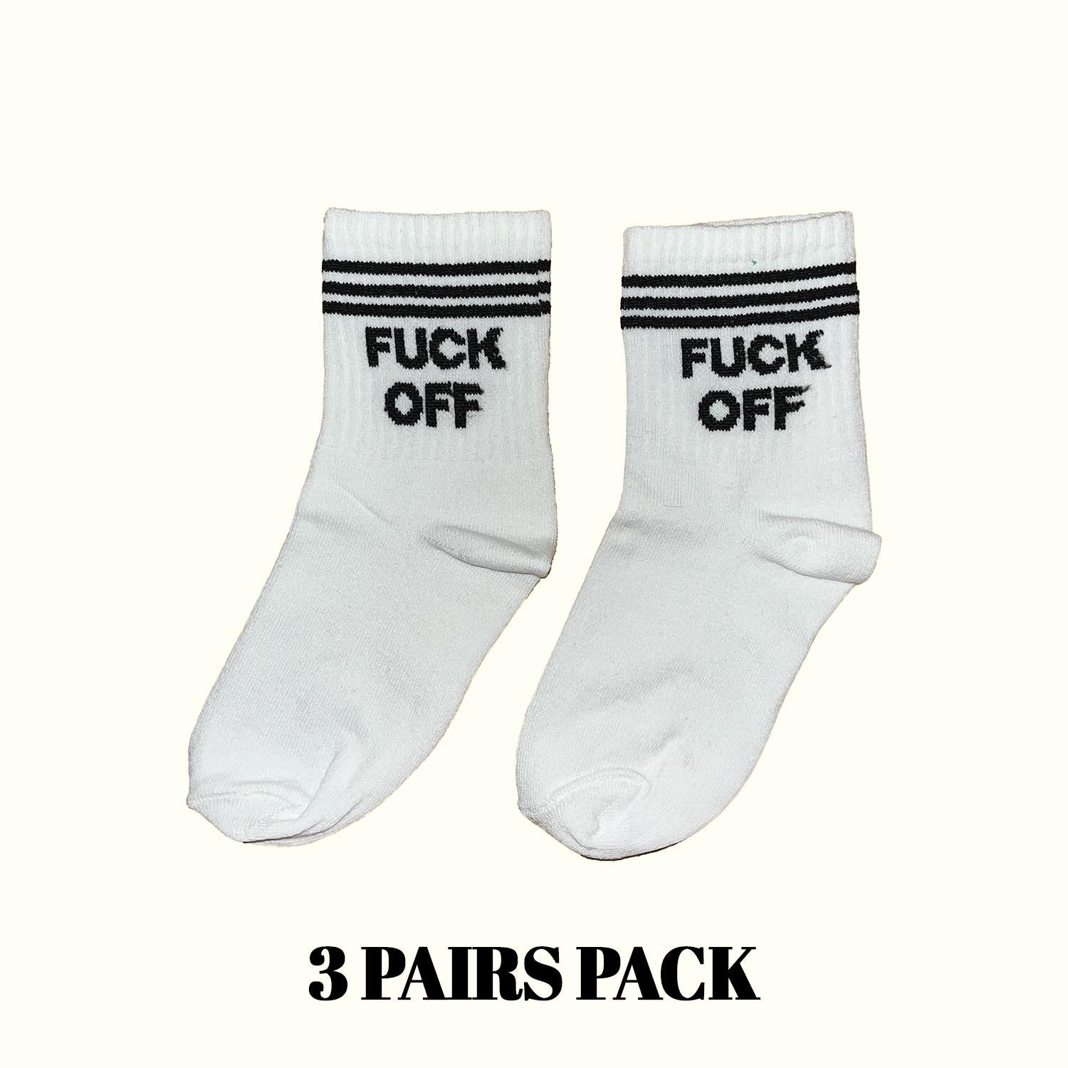 Fuck Off Socks (3 Pairs Pack)