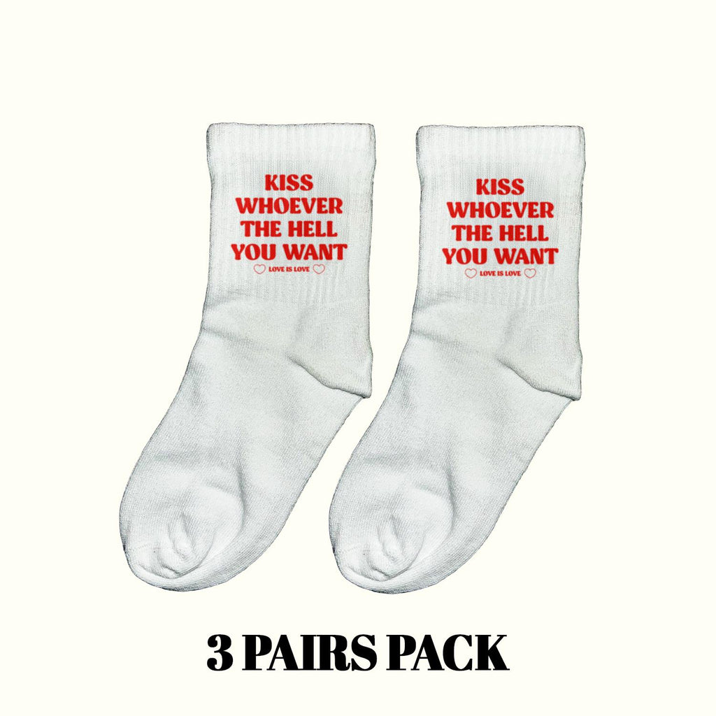 Calcetines Besa a Quien Te Dé la Gana (Paquete de 3 Pares)