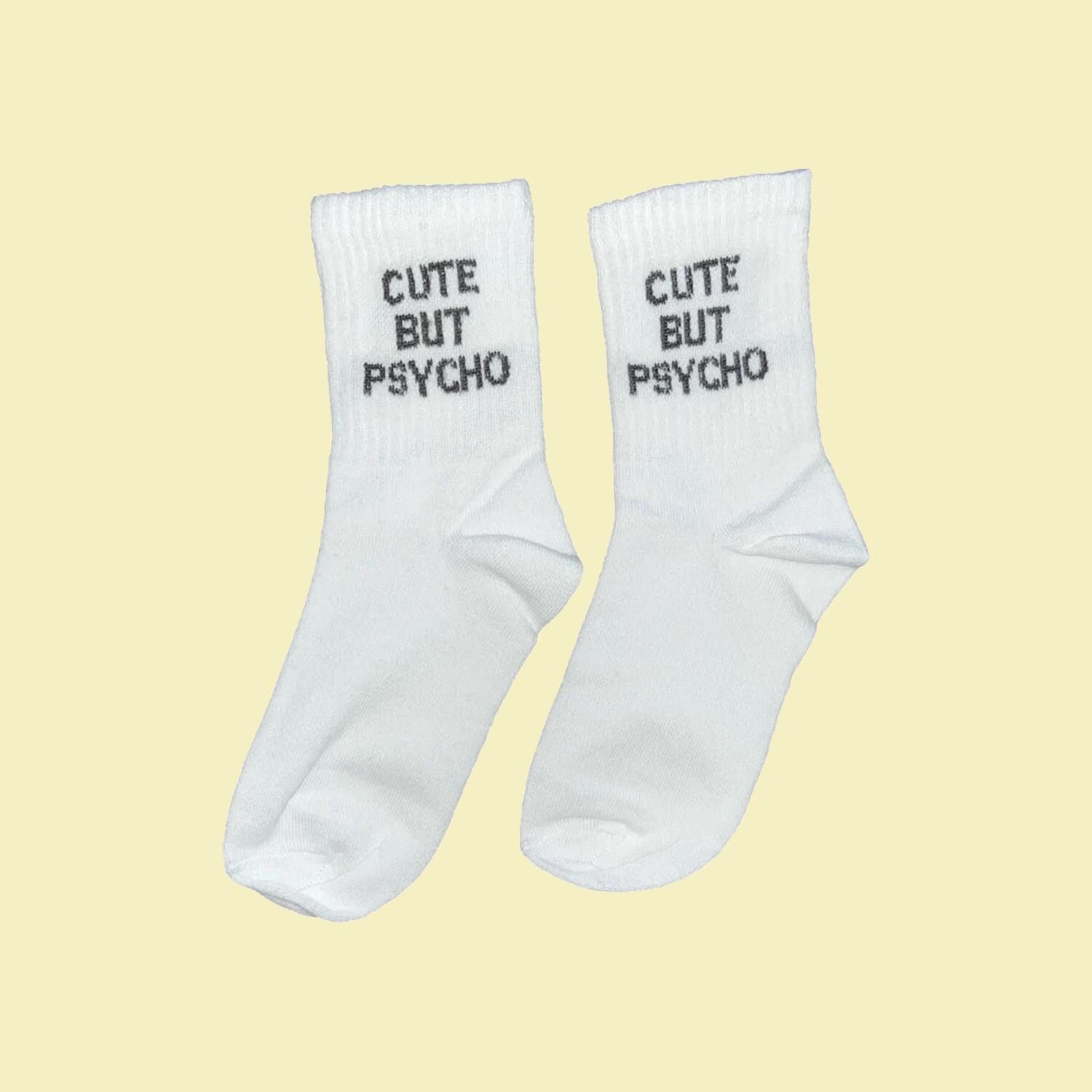 Cute But Psycho Socks (3 Pairs Pack)