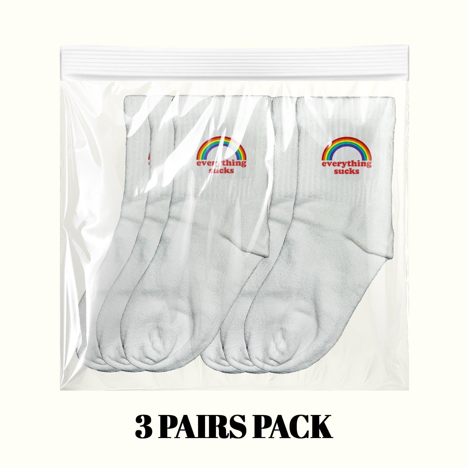 Calcetines Todo Apesta (Paquete de 3 pares)