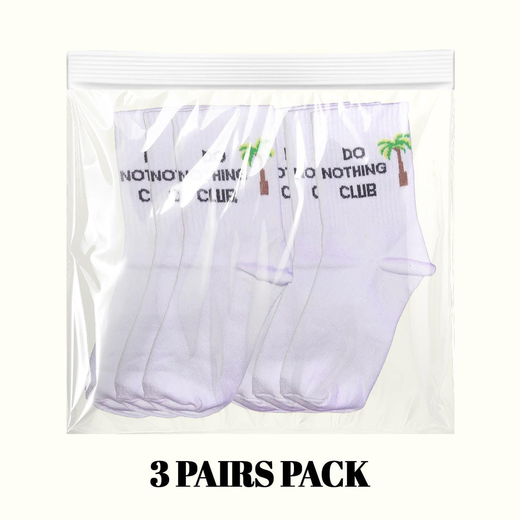 Calcetines Do Nothing Club (Paquete de 3 Pares)