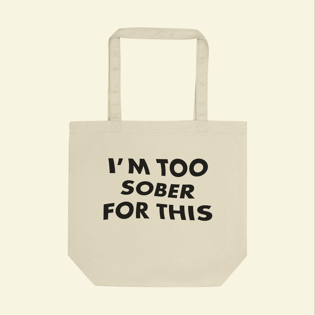 Demasiado sobrio para esta bolsa de tela