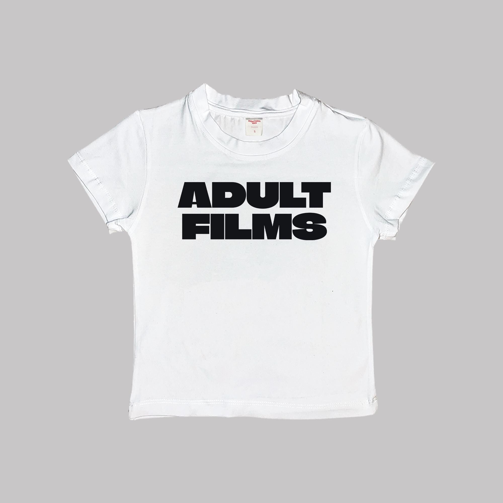 Adult Films Baby Tee Crop Top Shirt