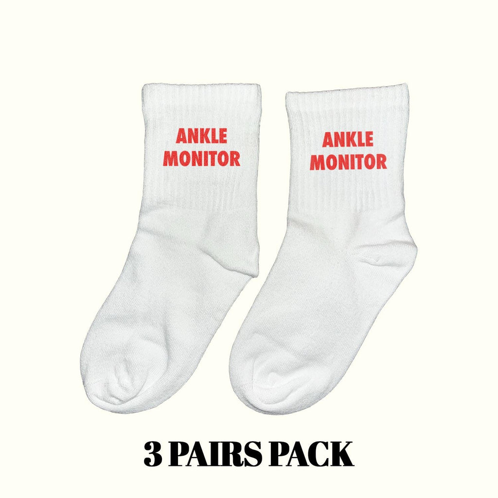Calcetines para tobillera electrónica (Paquete de 3 pares)