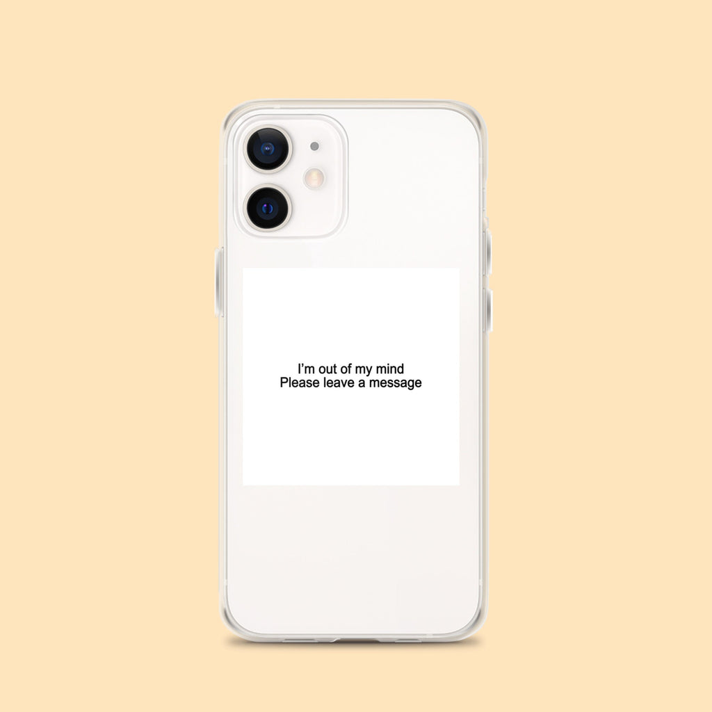 Leave A Message iPhone Case