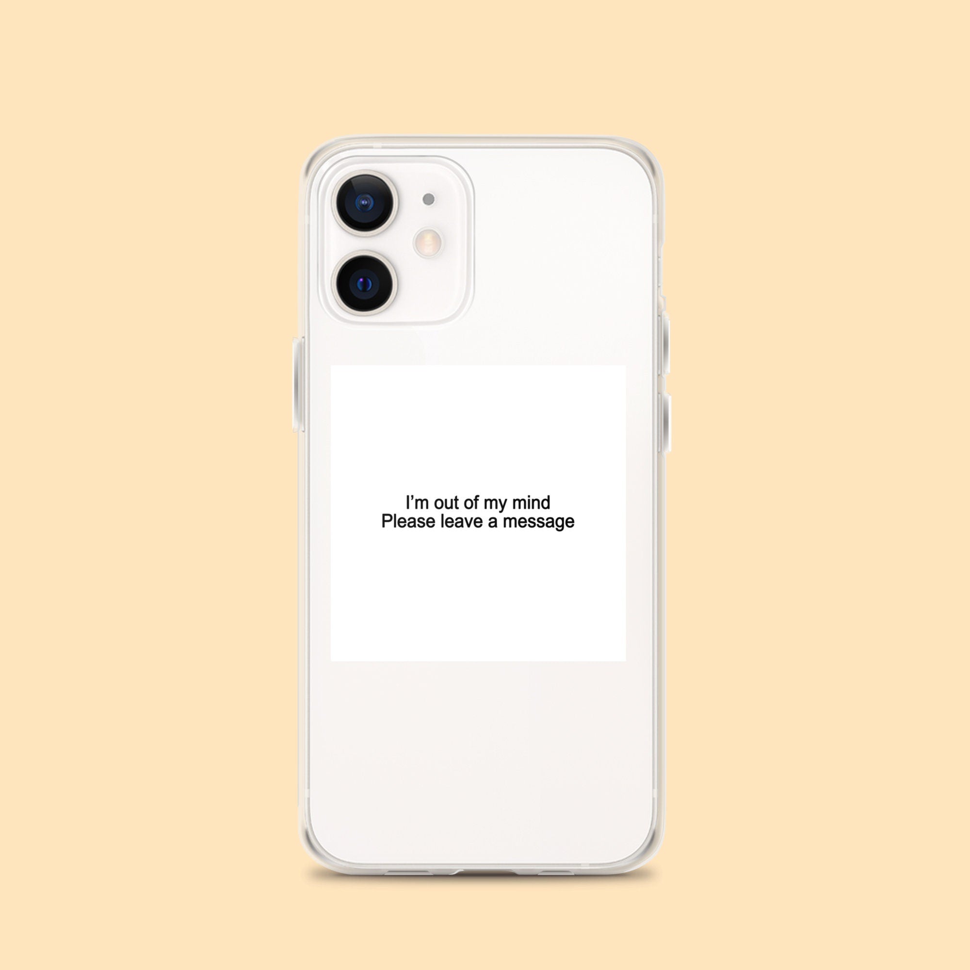 Leave A Message iPhone Case