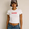 Camiseta corta "Honey Baby"