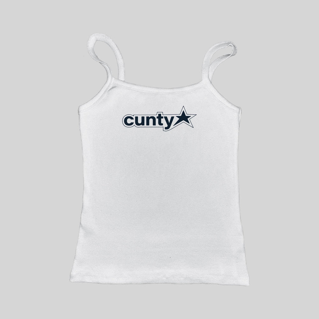 Camiseta de tirantes acanalada "Cunty"