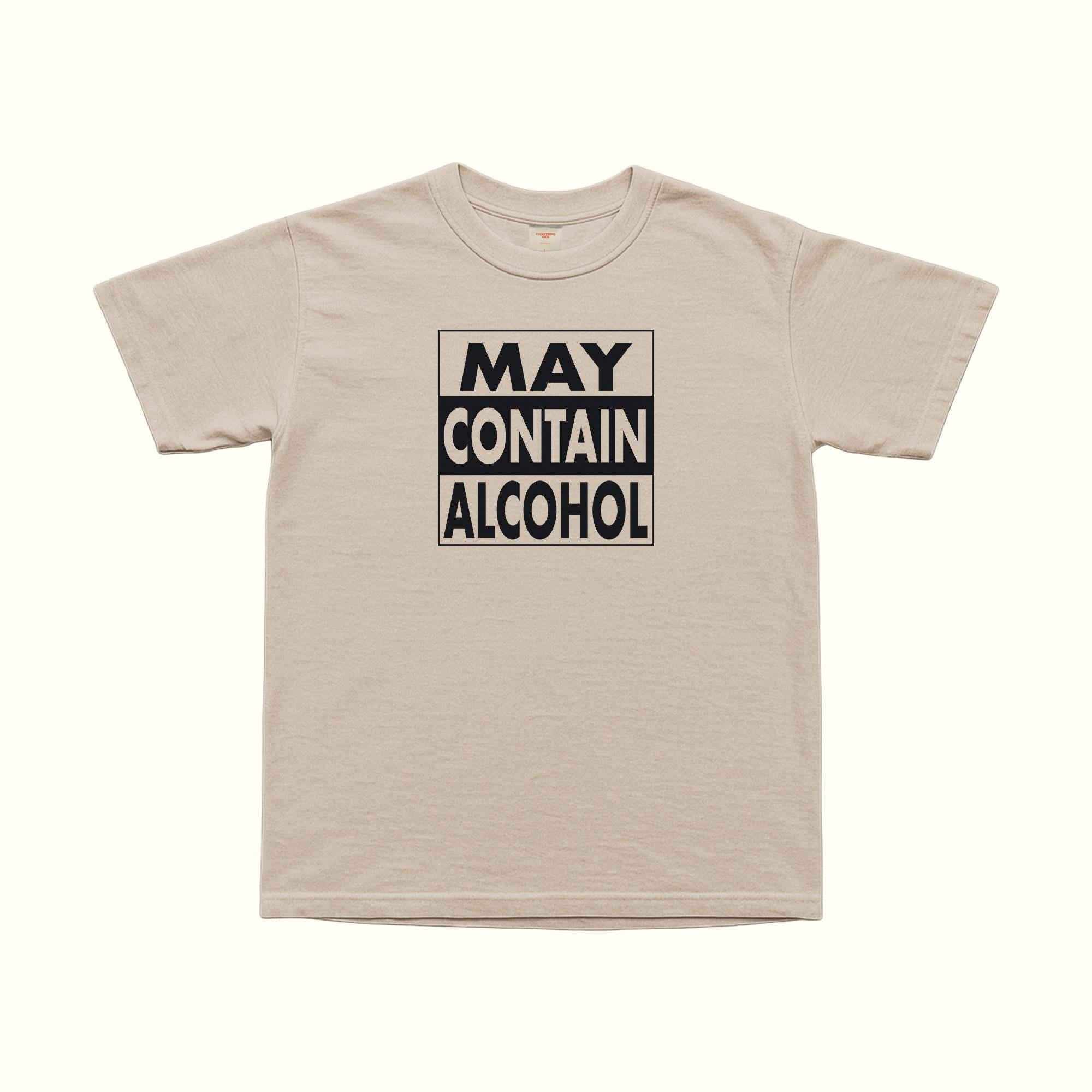 T-shirt "Potrebbe contenere alcol"