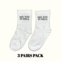 Calcetines See You In Hell (Paquete de 3 Pares)