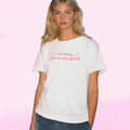 Camiseta "No coqueteando, solo atractiva y conversando"