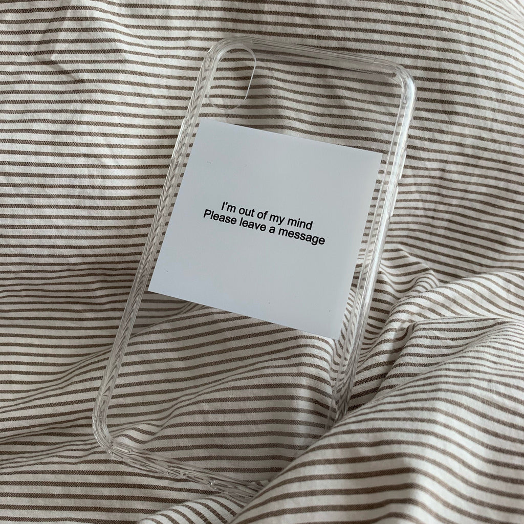 Leave A Message iPhone Case