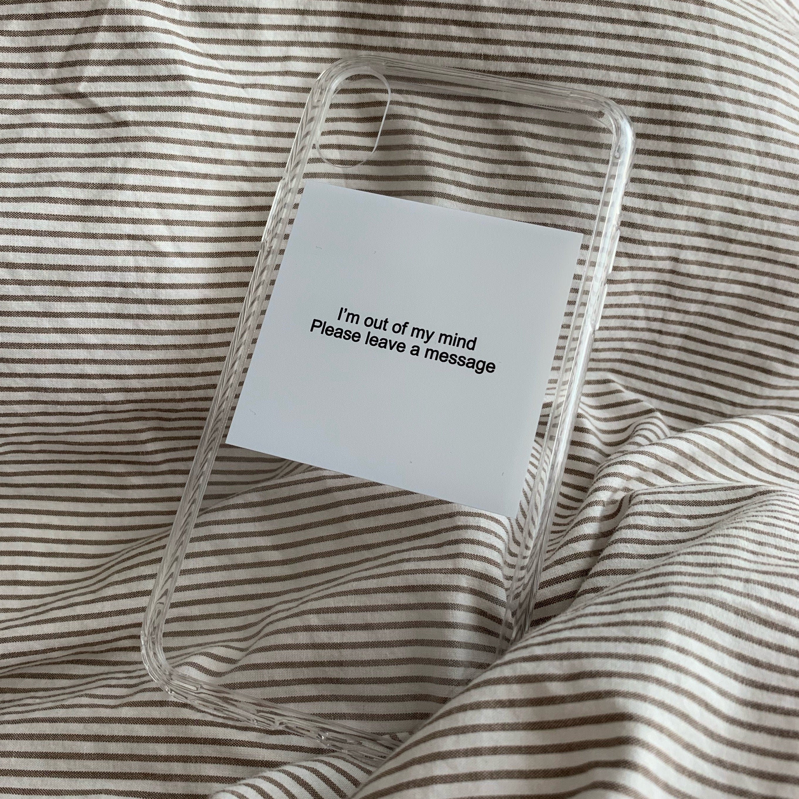 Leave A Message iPhone Case