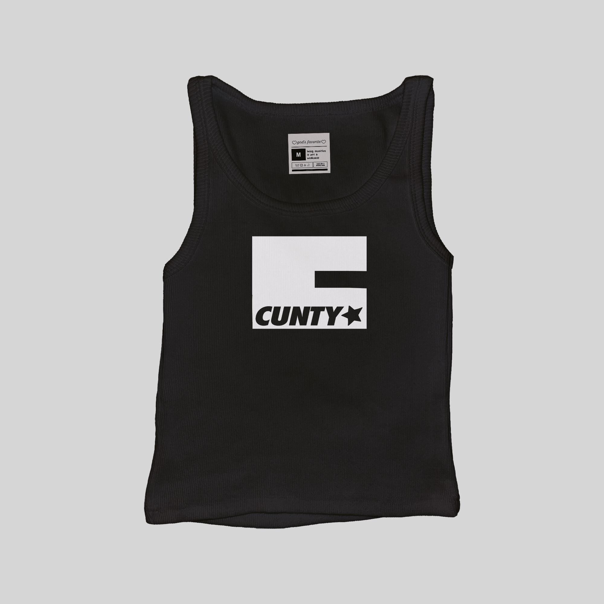 Cunty Ribbed Muscle Tank Top