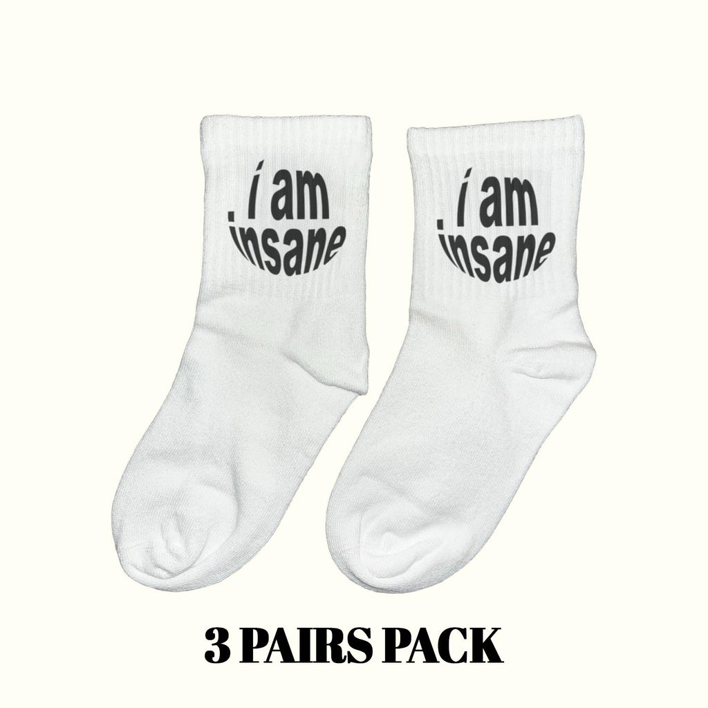 Calcetines I Am Insane (Paquete de 3 Pares)