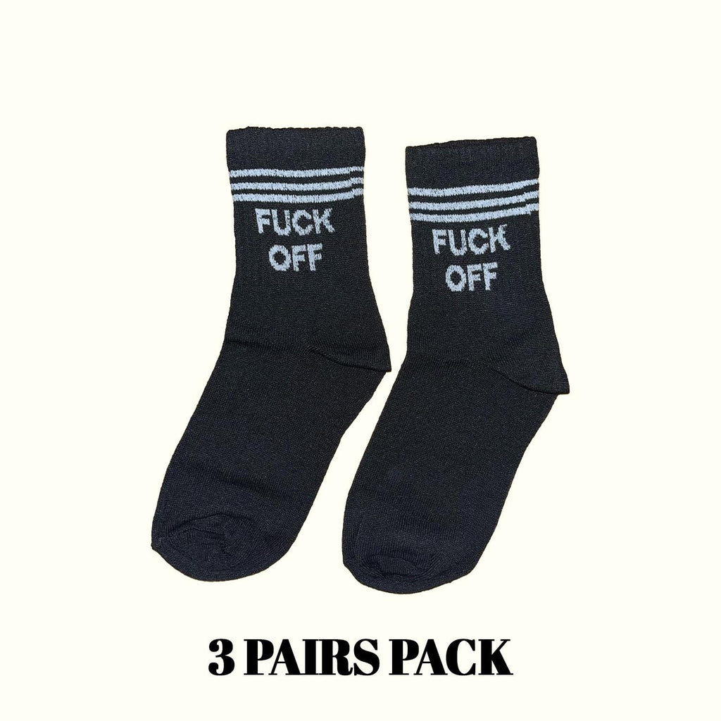 Fuck Off Socks (3 Pairs Pack)