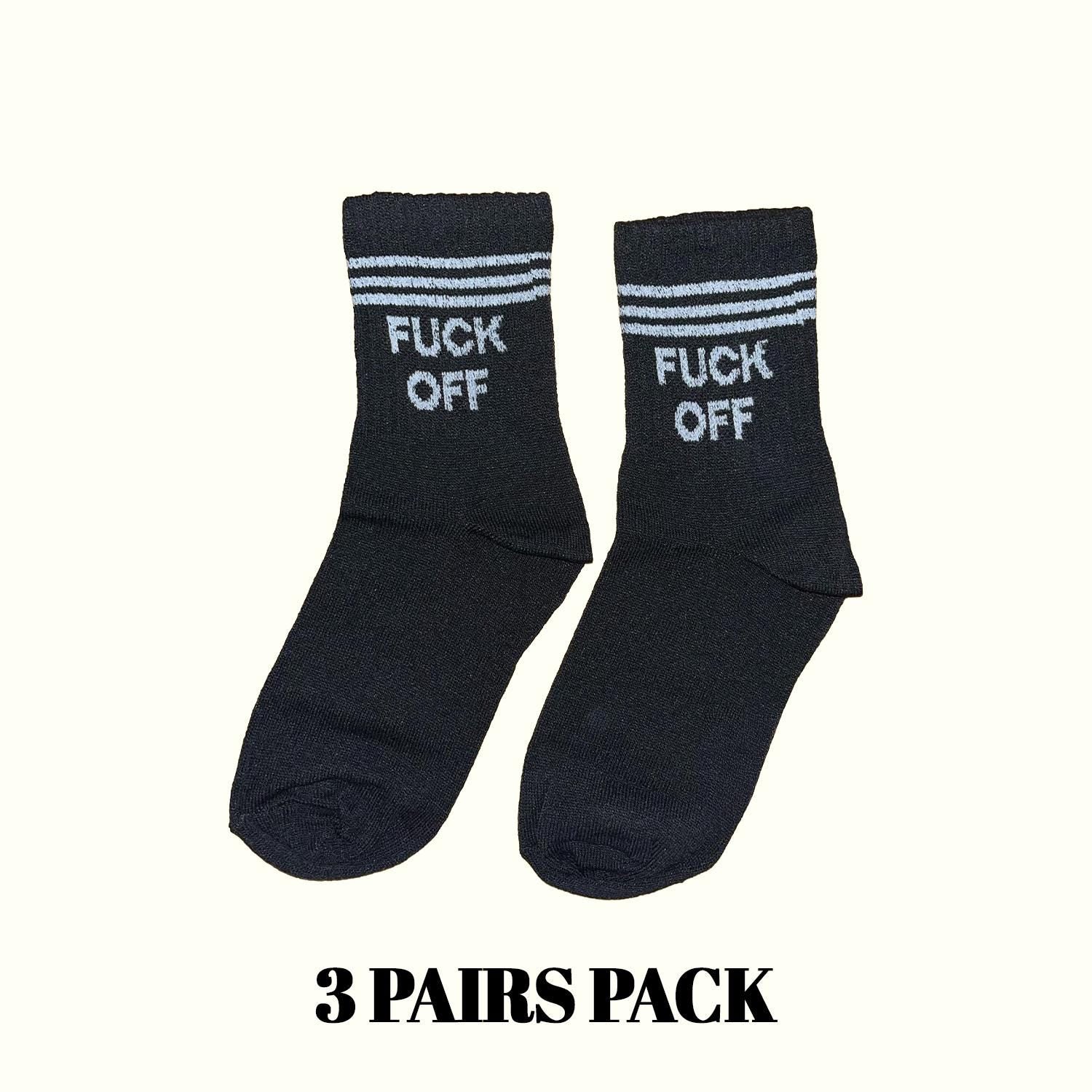 Fuck Off Socks (3 Pairs Pack)