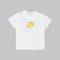 Camiseta corta de bebé de limón