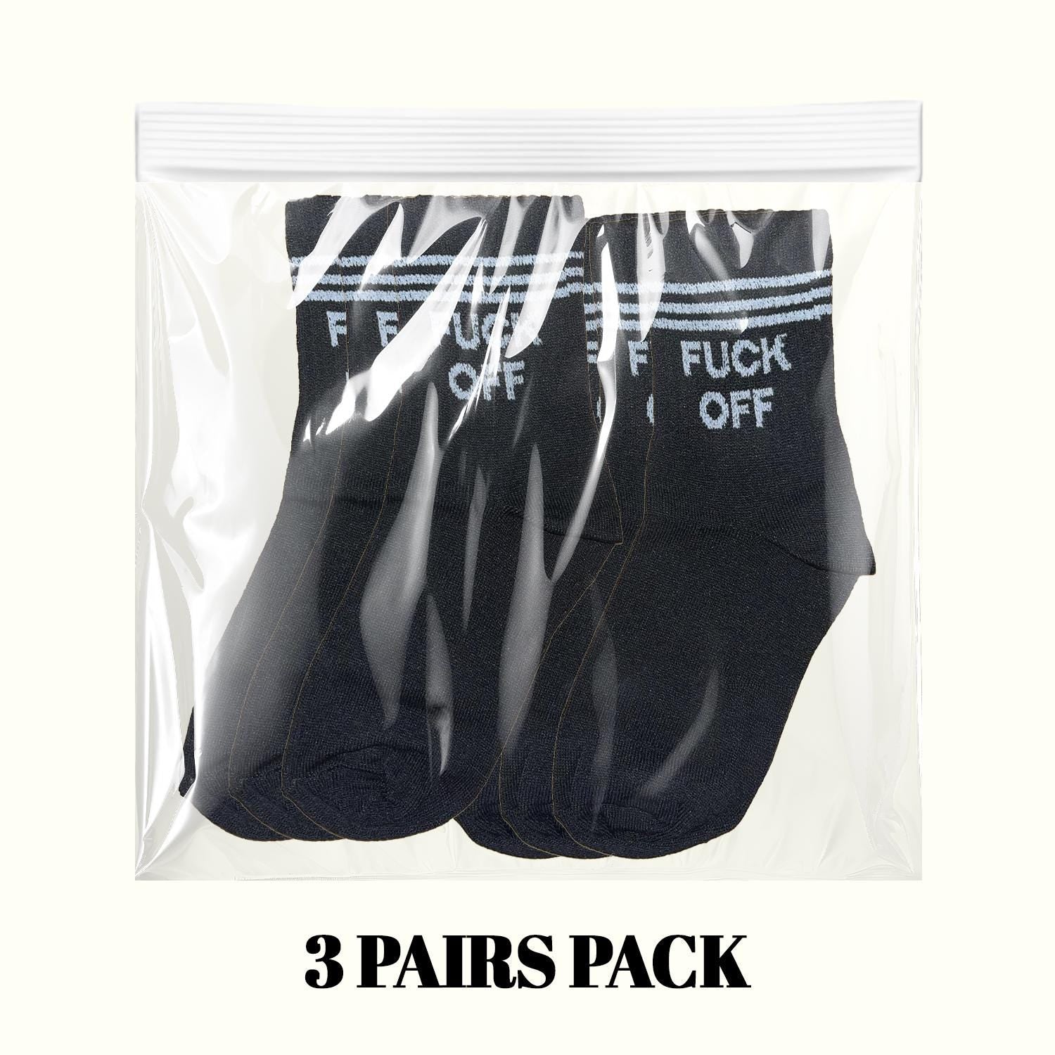 Fuck Off Socks (3 Pairs Pack)
