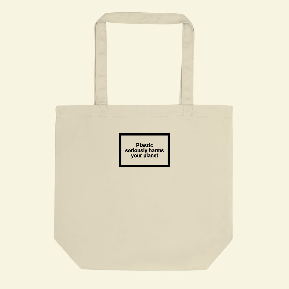 Plastic Harms Your Planet Tote Bag - Dreamer Store