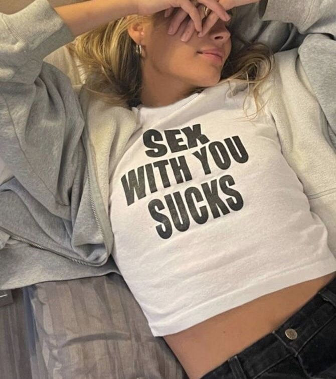 Sex With You Sucks Top