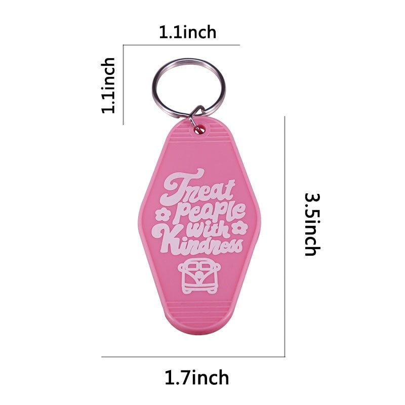 Treat People With Kindness Key Chain