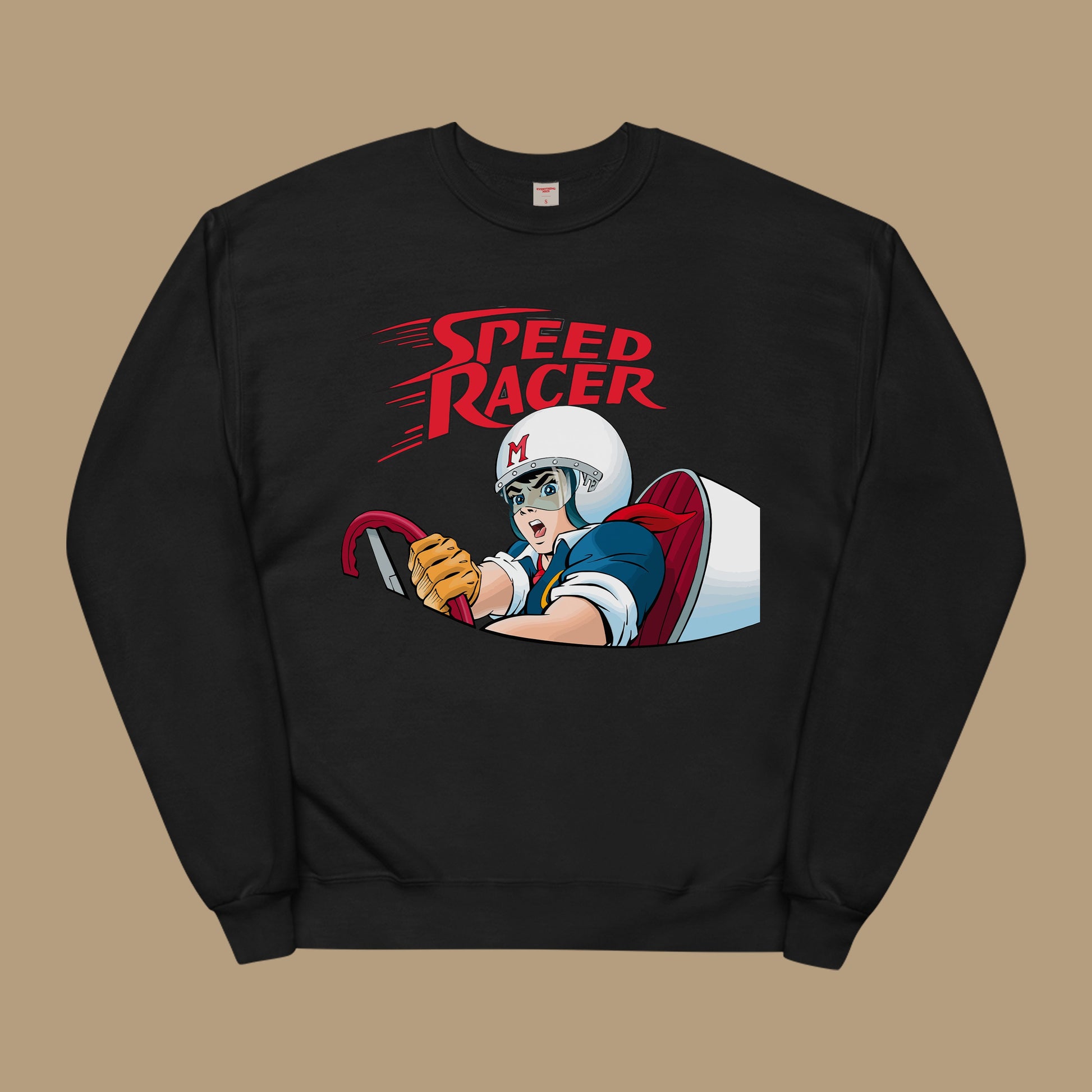 Speed Racer Sweatshirt Black Dreamer Store anime cartoon character dreamer store dreamerstore funny hoodie long sleeve tee shirt speed racer sweater sweatshirt vintage