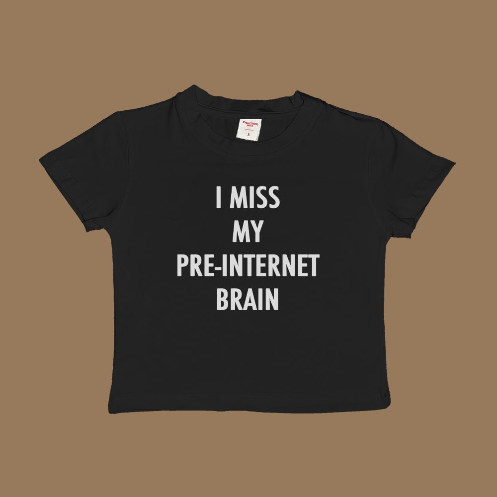 Pre-Internet Brain Baby Tee