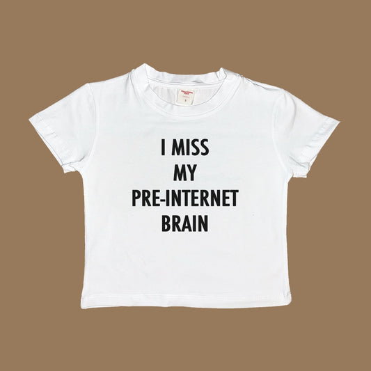 Pre-Internet Brain Baby Tee