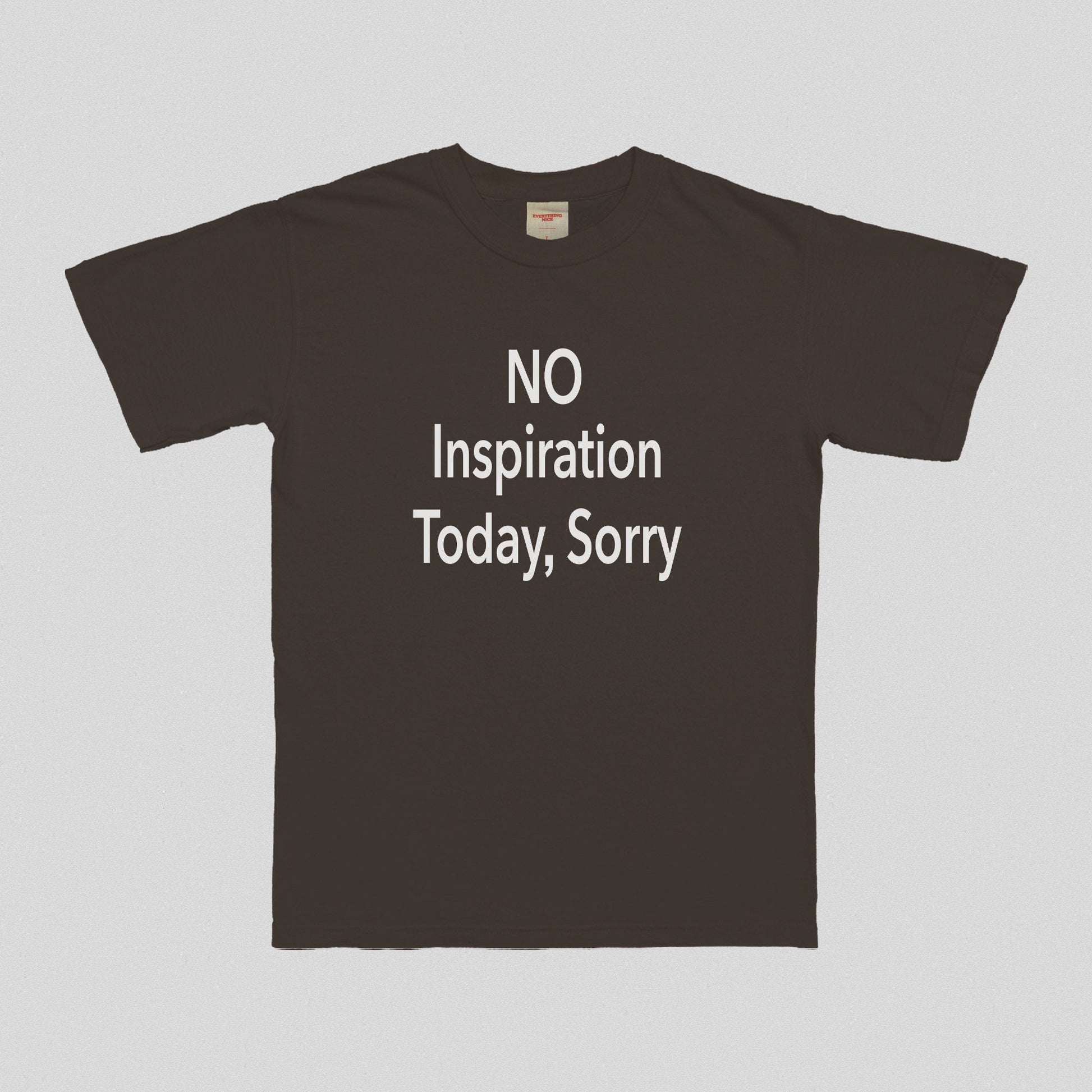 No Inspiration Today I'm Sorry T-Shirt